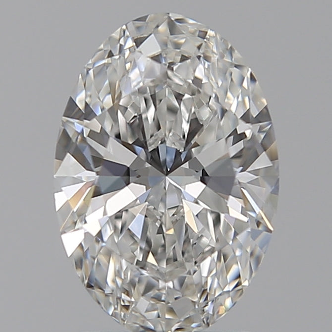 1.56 Carat Oval Lab Diamond with  Cut Diamond in 14KT  view 1
