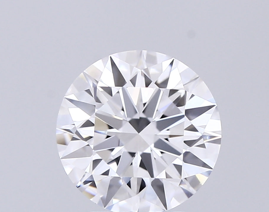 2.22 Carat Round Lab Diamond with  Cut Diamond in 14KT  view 1
