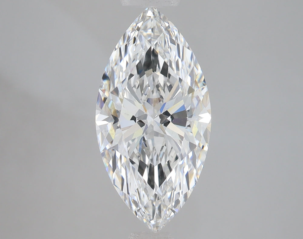 2.68 Carat Marquise Lab Diamond with  Cut Diamond in 14KT  view 1
