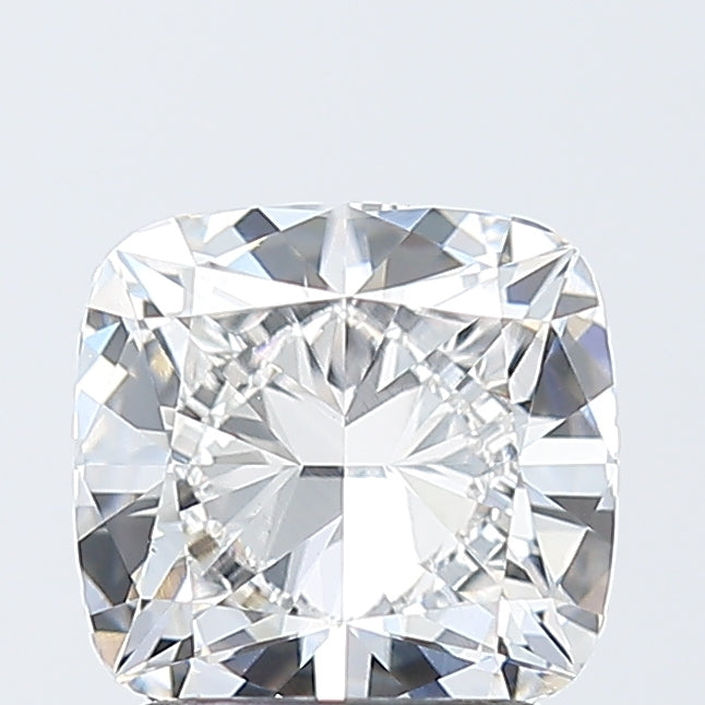 2.02 Carat Cushion Lab Diamond with  Cut Diamond in 14KT  view 1
