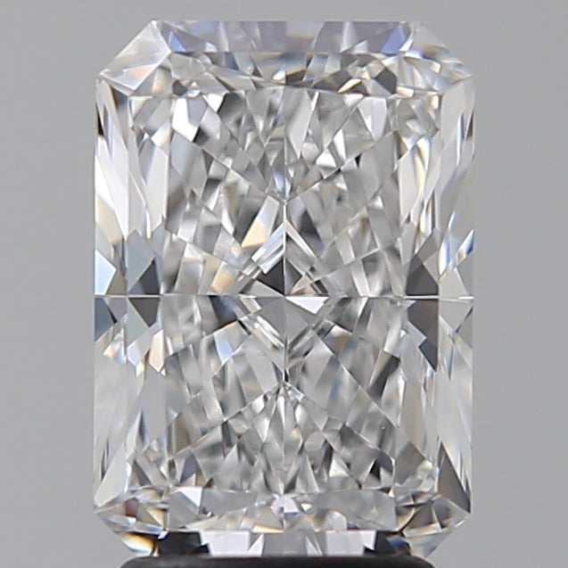 3.01 Carat Radiant Lab Diamond with  Cut Diamond in 14KT  view 1
