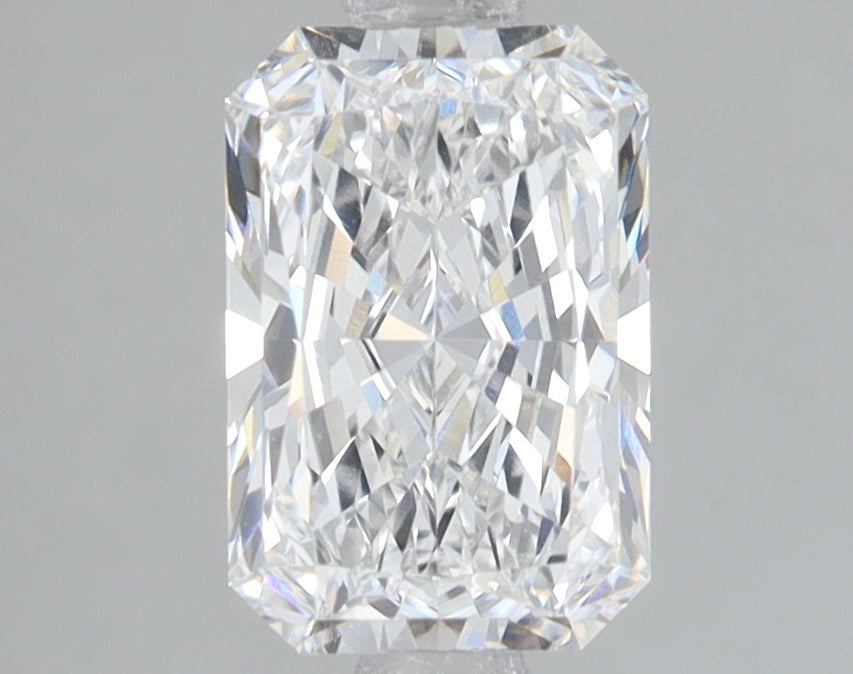 1.65 Carat Radiant Lab Diamond with  Cut Diamond in 14KT  view 1
