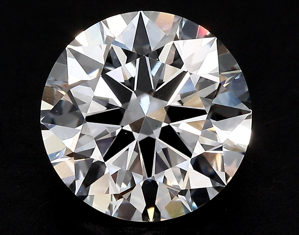 4.55 Carat Round Lab Diamond with  Cut Diamond in 14KT  view 1
