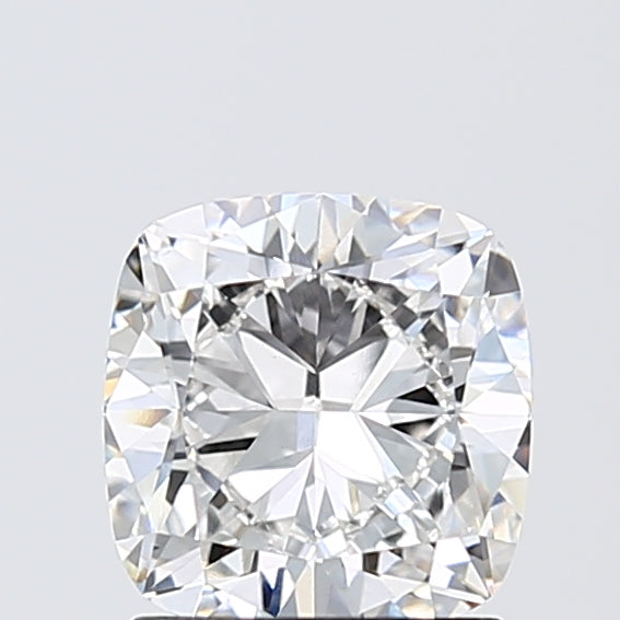 1.54 Carat Cushion Lab Diamond with  Cut Diamond in 14KT  view 1
