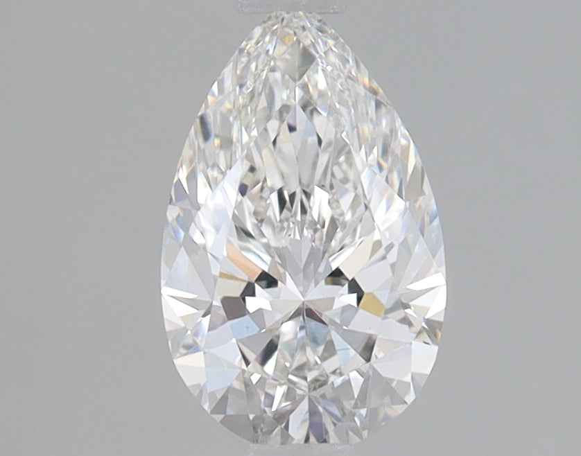 1.1 Carat Pear Lab Diamond with  Cut Diamond in 14KT  view 1
