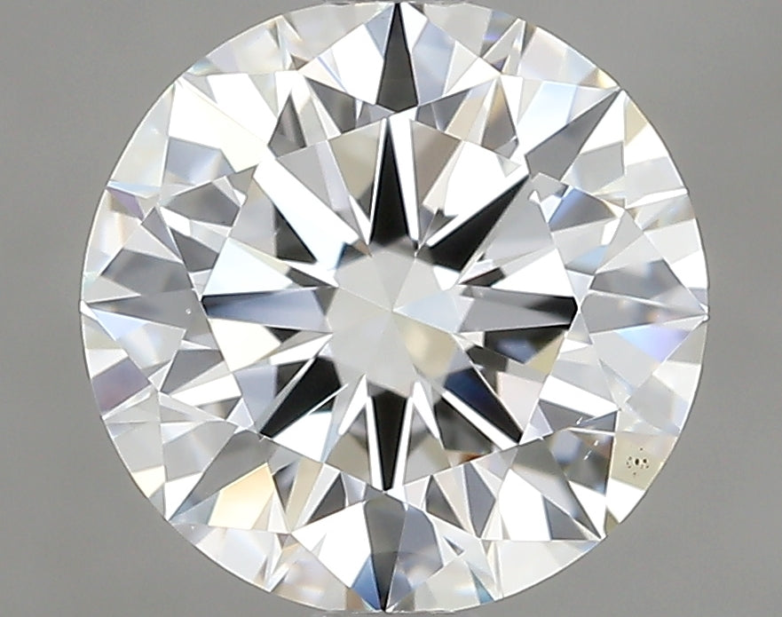 1.7 Carat Round Lab Diamond with  Cut Diamond in 14KT  view 1
