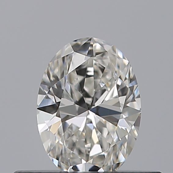 0.31 Carat Oval Natural Diamond with  Cut Diamond in 14KT  view 1
