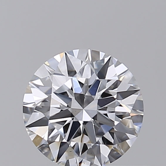0.51 Carat Round Lab Diamond with  Cut Diamond in 14KT  view 1
