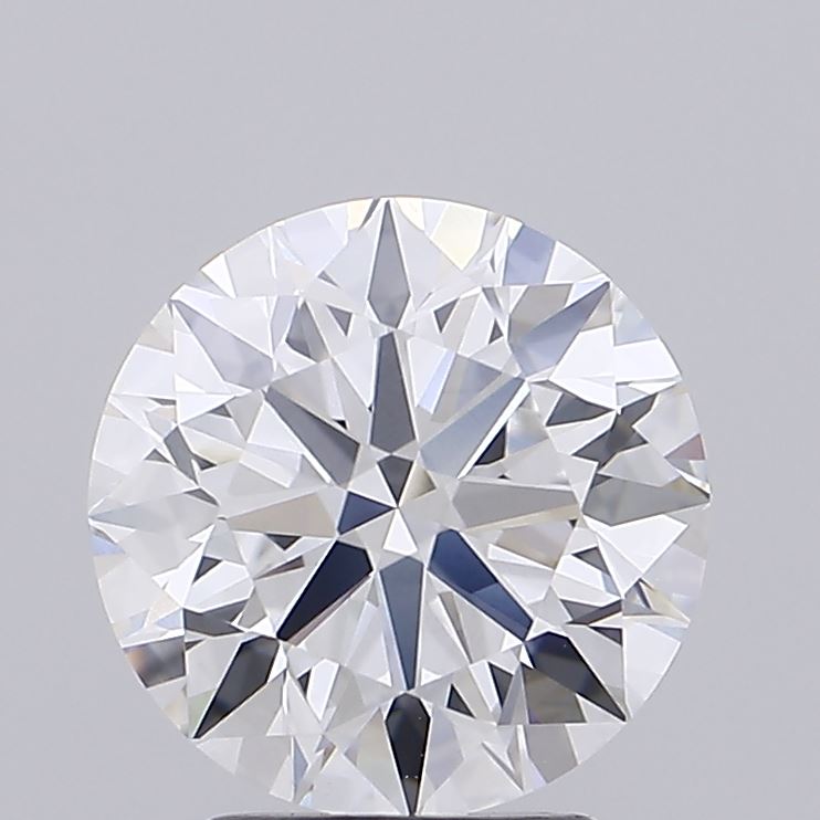 0.52 Carat Round Lab Diamond & 0.52 Carat Round Lab Diamond with  Cut Diamond in 14KT  view 1
