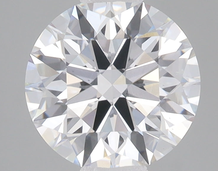 2.08 Carat Round Lab Diamond with  Cut Diamond in 14KT  view 1
