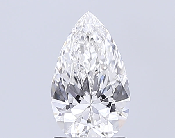 1.56 Carat Pear Lab Diamond with  Cut Diamond in 14KT  view 1
