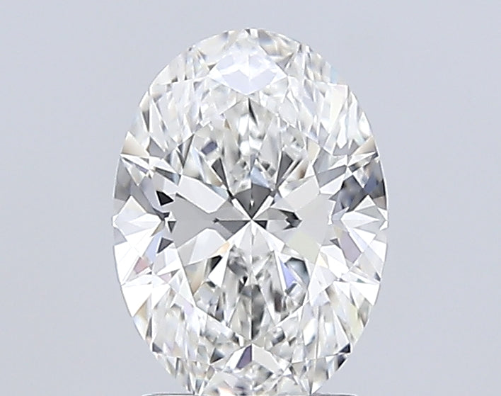 2.29 Carat Oval Lab Diamond with  Cut Diamond in 14KT  view 1
