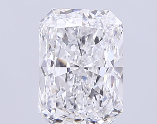 4.05 Carat Radiant Lab Diamond with  Cut Diamond in 14KT  view 1
