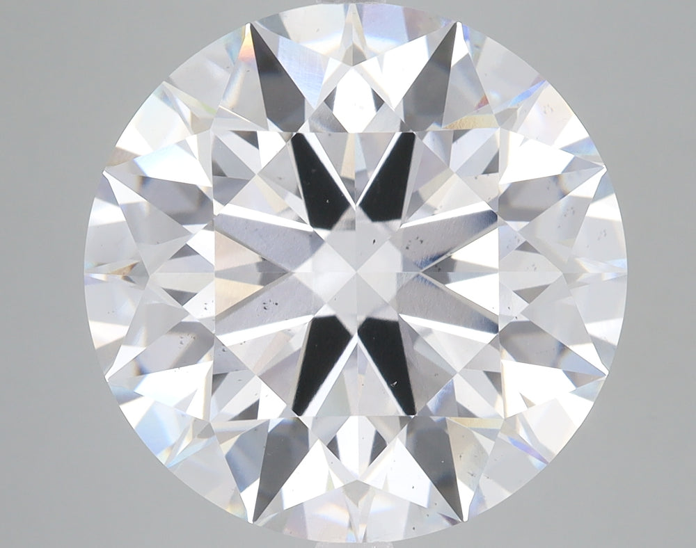 13.33 Carat Round Lab Diamond with  Cut Diamond in 14KT  view 1
