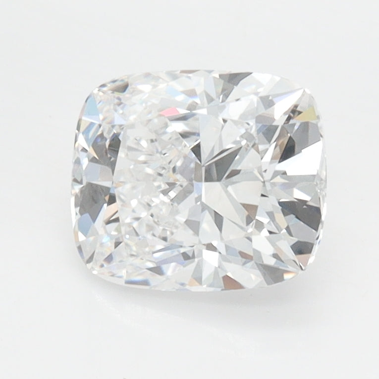 1.41 Carat Cushion Lab Diamond with  Cut Diamond in 14KT  view 1
