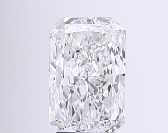 3.01 Carat Radiant Lab Diamond with  Cut Diamond in 14KT  view 1
