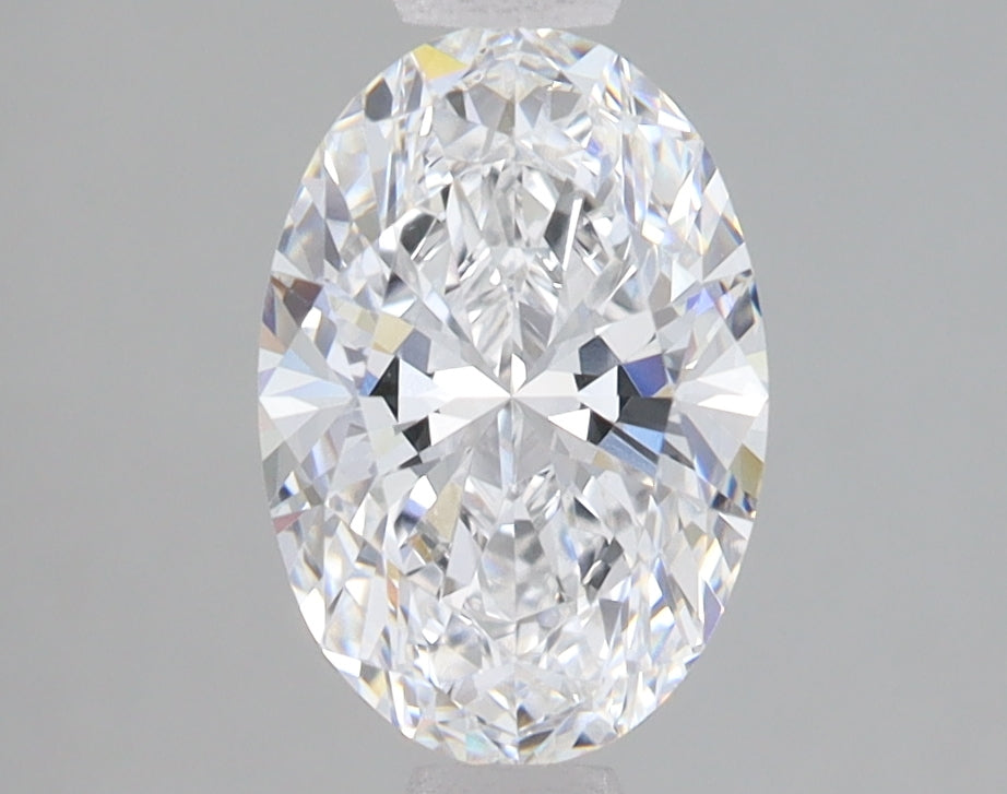1.52 Carat Oval Lab Diamond with  Cut Diamond in 14KT  view 1
