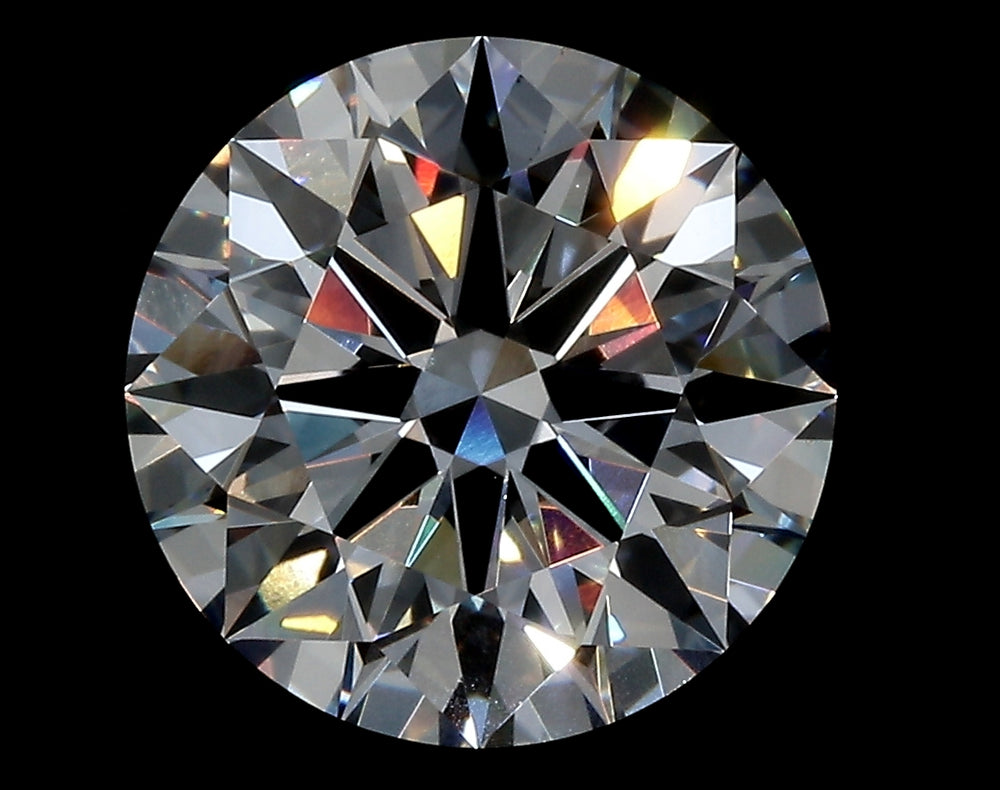 5.08 Carat Round Lab Diamond with  Cut Diamond in 14KT  view 1
