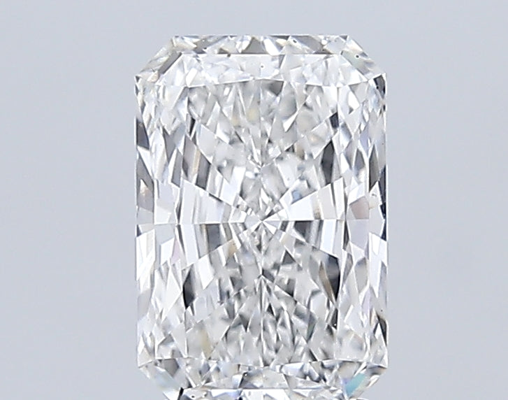 3.02 Carat Radiant Lab Diamond with  Cut Diamond in 14KT  view 1
