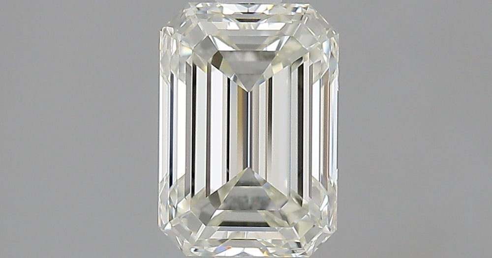 1.52 Carat Emerald Natural Diamond with  Cut Diamond in 14KT  view 1
