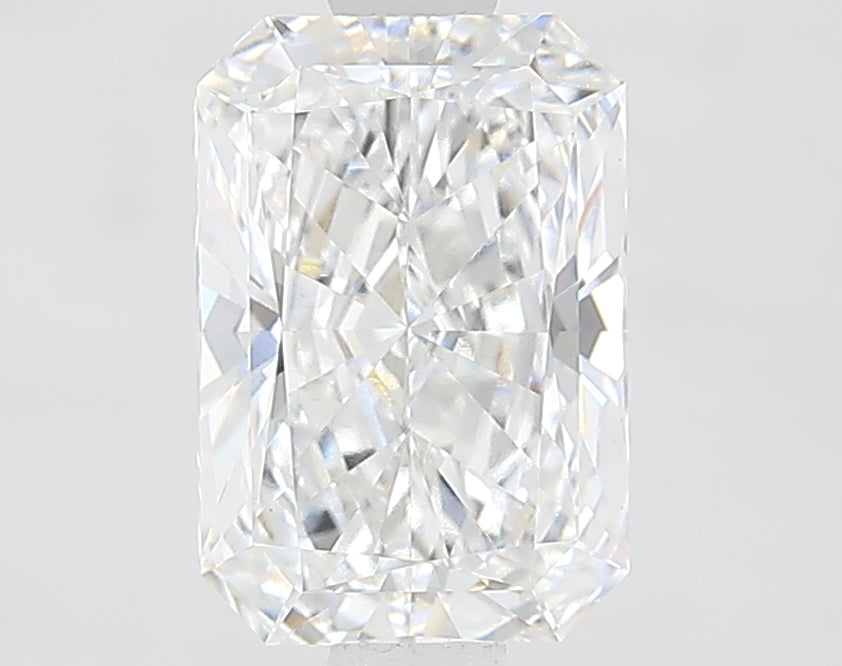1.42 Carat Radiant Lab Diamond with  Cut Diamond in 14KT  view 1
