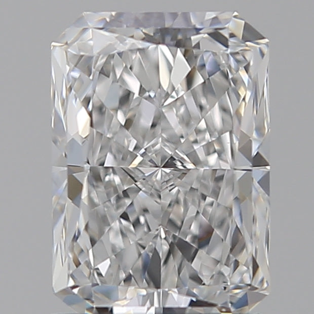 1.29 Carat Radiant Lab Diamond with  Cut Diamond in 14KT  view 1
