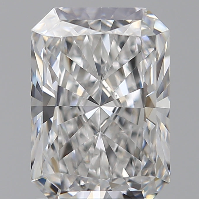 1.5 Carat Radiant Lab Diamond with  Cut Diamond in 14KT  view 1
