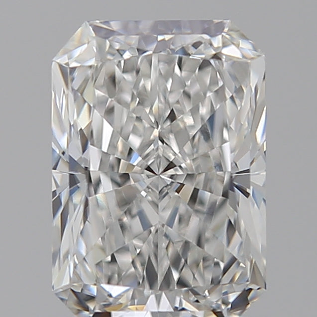 1.54 Carat Radiant Lab Diamond with  Cut Diamond in 14KT  view 1
