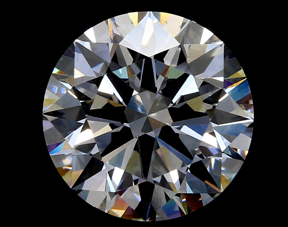 2.08 Carat Round Lab Diamond with  Cut Diamond in 14KT  view 1
