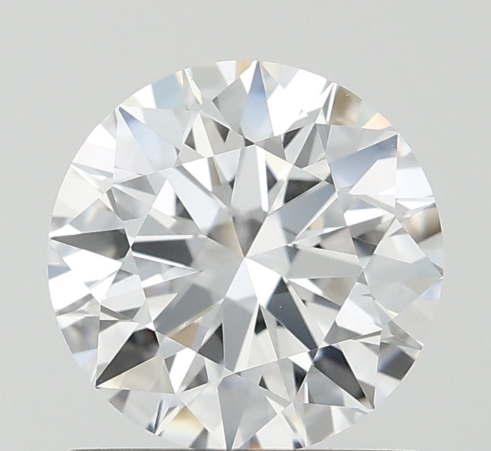 1.08 Carat Round Lab Diamond with  Cut Diamond in 14KT  view 1
