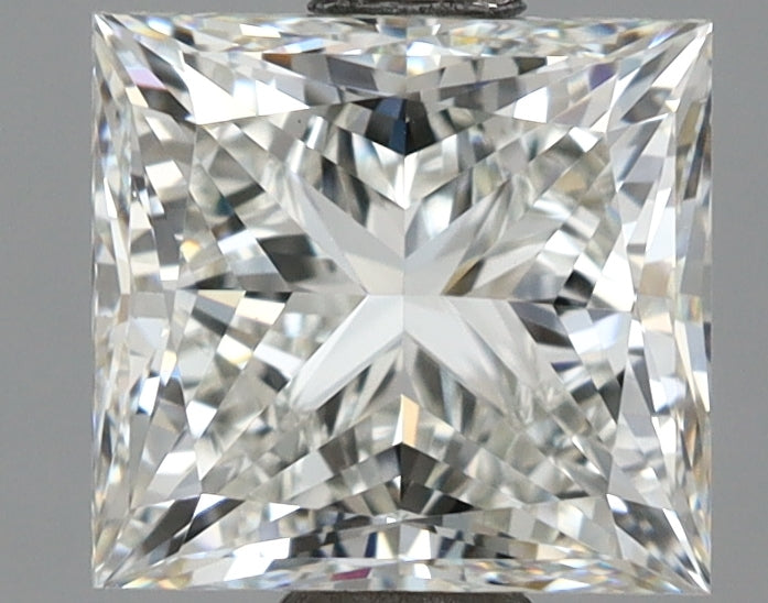 2.0 Carat Princess Lab Diamond with  Cut Diamond in 14KT  view 1
