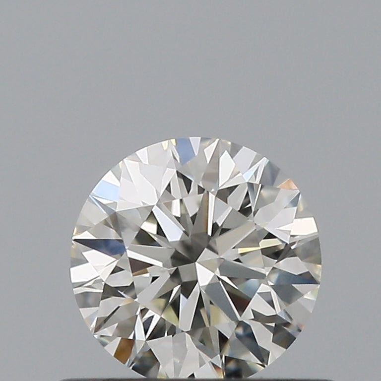 0.46 Carat Round Natural Diamond with  Cut Diamond in 14KT  view 1
