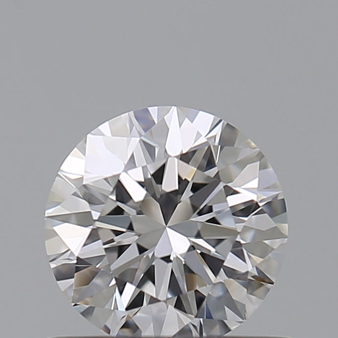 0.54 Carat Round Natural Diamond with  Cut Diamond in 14KT  view 1

