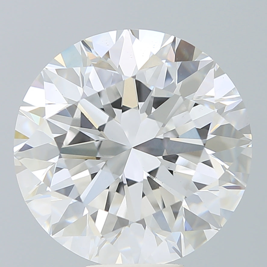 11.0 Carat Round Lab Diamond with  Cut Diamond in 14KT  view 1
