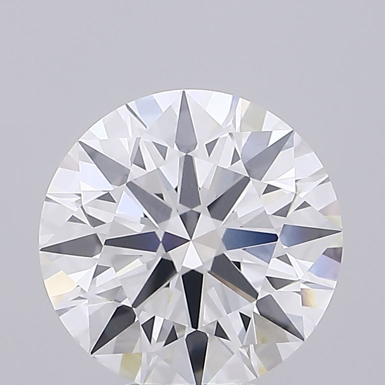 6.82 Carat Round Lab Diamond with  Cut Diamond in 14KT  view 1
