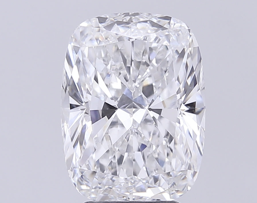 4.2 Carat Cushion Lab Diamond with  Cut Diamond in 14KT  view 1

