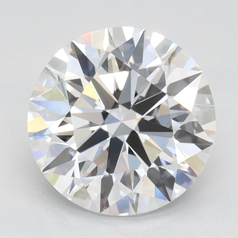 1.44 Carat Round Lab Diamond with  Cut Diamond in 14KT  view 1
