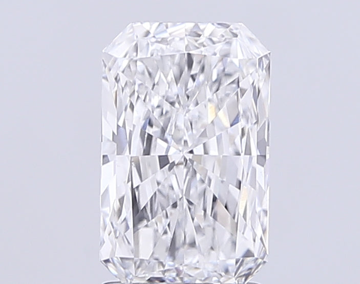 2.02 Carat Radiant Lab Diamond with  Cut Diamond in 14KT  view 1
