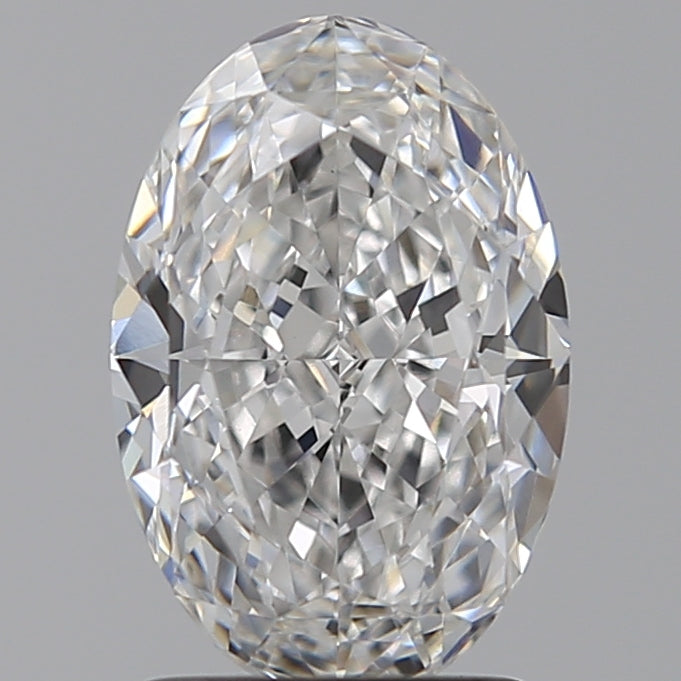 1.92 Carat Oval Lab Diamond with  Cut Diamond in 14KT  view 1
