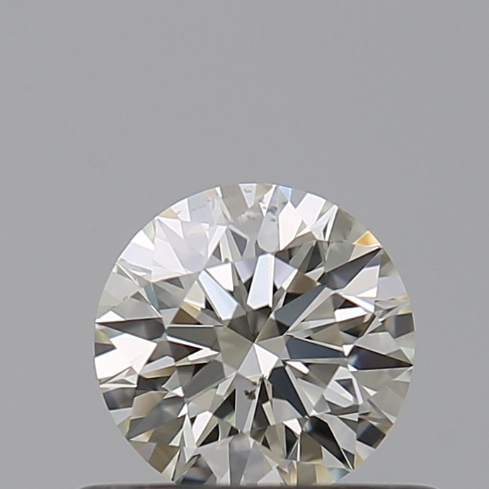 0.41 Carat Round Natural Diamond with  Cut Diamond in 14KT  view 1
