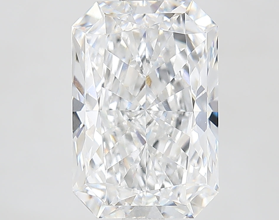 3.28 Carat Radiant Lab Diamond with  Cut Diamond in 14KT  view 1
