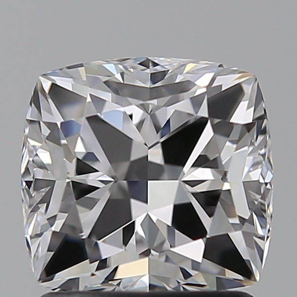 1.52 Carat Cushion Lab Diamond with  Cut Diamond in 14KT  view 1
