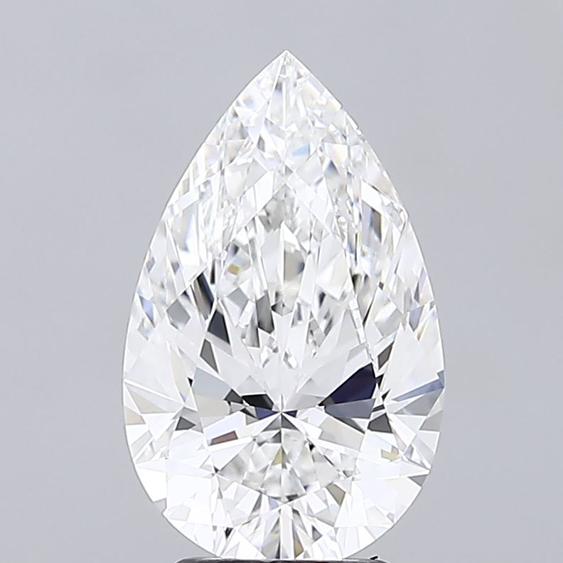1.45 Carat Pear Lab Diamond with  Cut Diamond in 14KT  view 1
