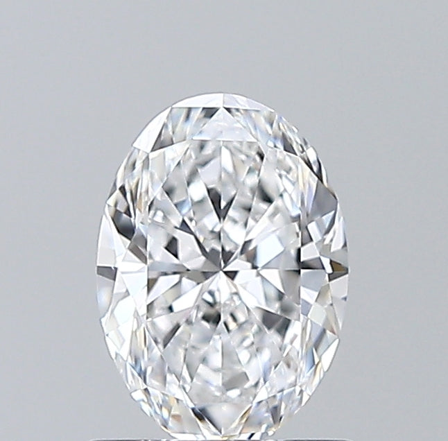 1.01 Carat Oval Natural Diamond with  Cut Diamond in 14KT  view 1
