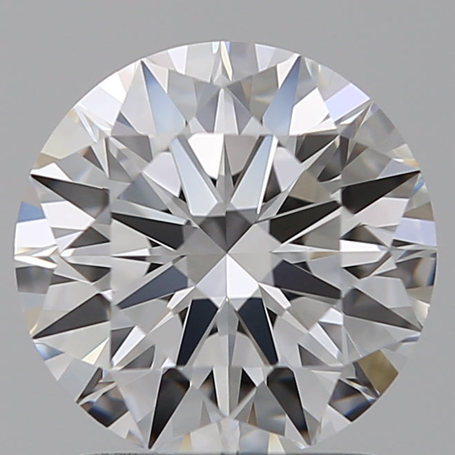 1.59 Carat Round Lab Diamond with  Cut Diamond in 14KT  view 1
