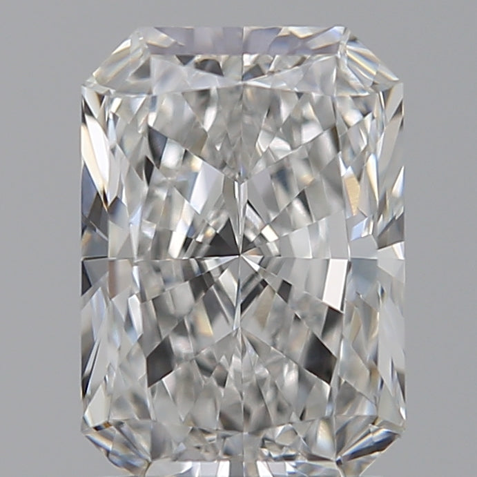 1.5 Carat Radiant Lab Diamond with  Cut Diamond in 14KT  view 1
