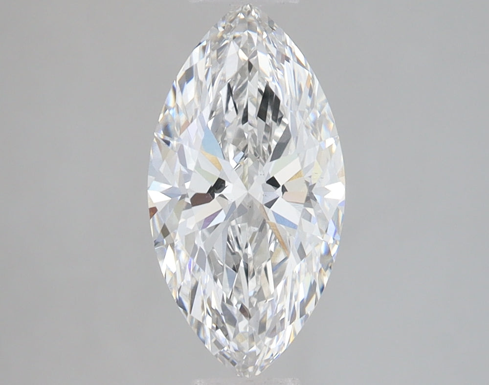 1.65 Carat Marquise Lab Diamond with  Cut Diamond in 14KT  view 1
