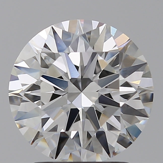 2.09 Carat Round Lab Diamond with  Cut Diamond in 14KT  view 1
