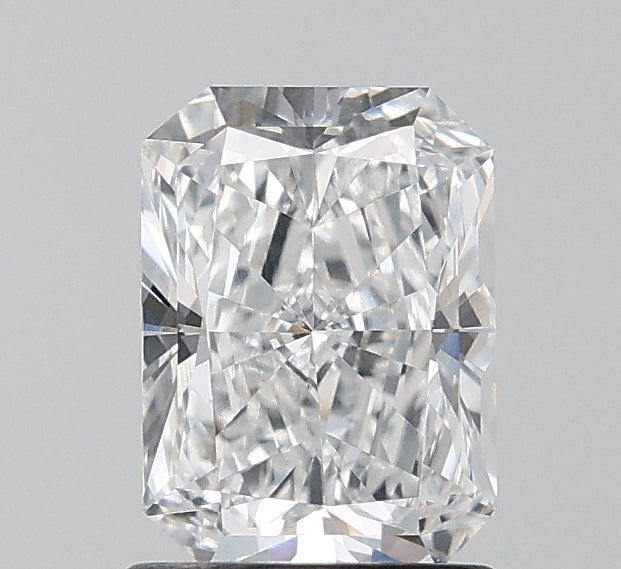 1.38 Carat Radiant Lab Diamond with  Cut Diamond in 14KT  view 1
