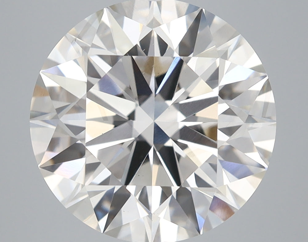 6.02 Carat Round Lab Diamond with  Cut Diamond in 14KT  view 1
